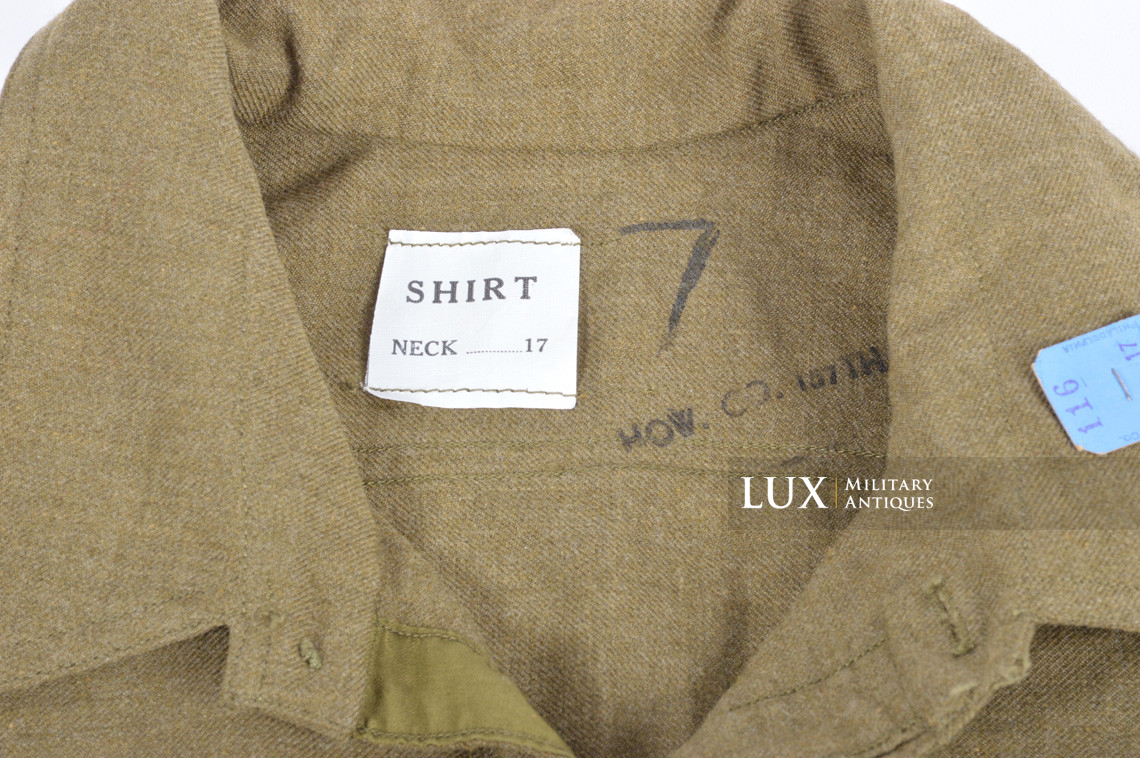 Early US Army issued combat shirt, « 1935 / unissued » - photo 13