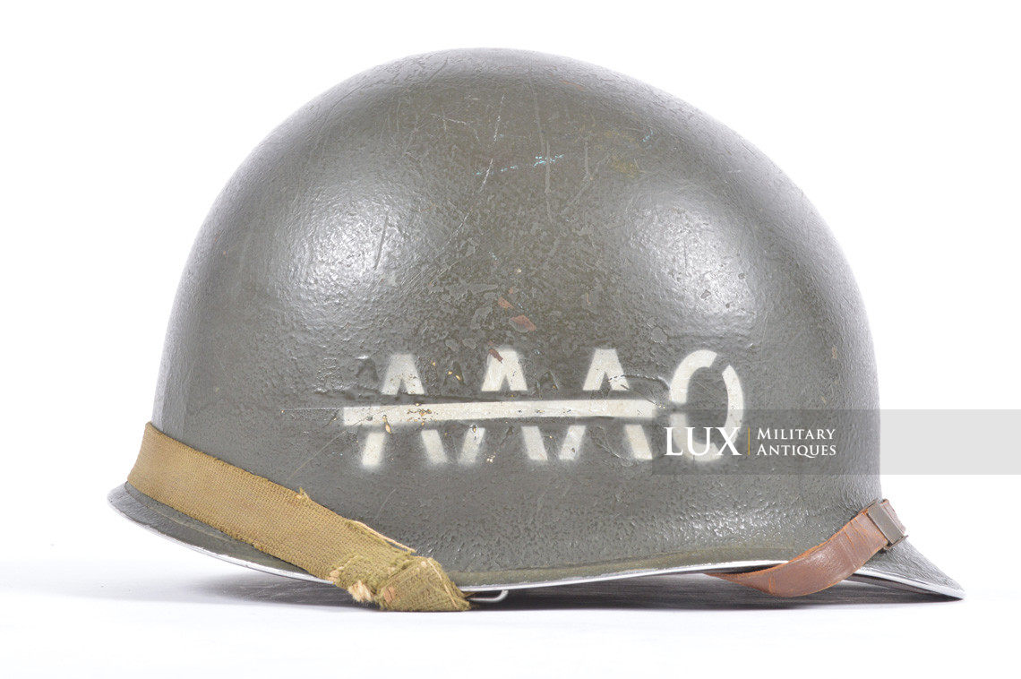 USM1 captains combat helmet set, 9th Infantry Division, 39th Infantry Regiment, « AAAO » - photo 10