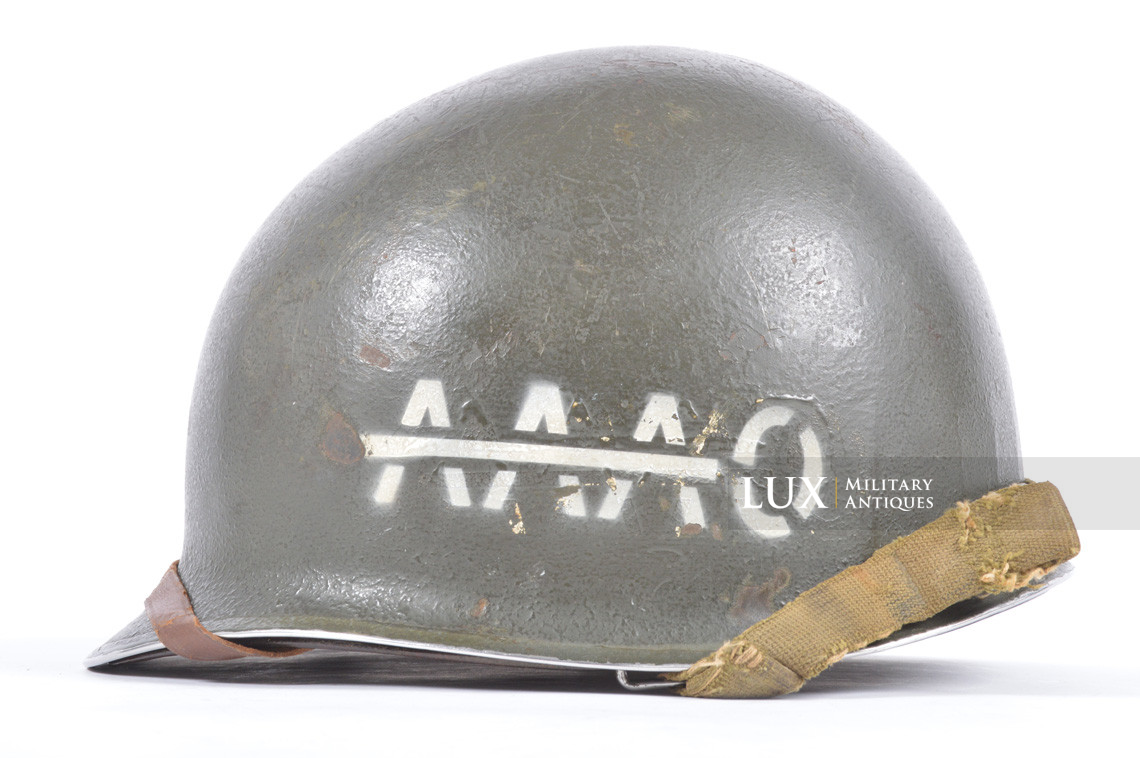 USM1 captains combat helmet set, 9th Infantry Division, 39th Infantry Regiment, « AAAO » - photo 14