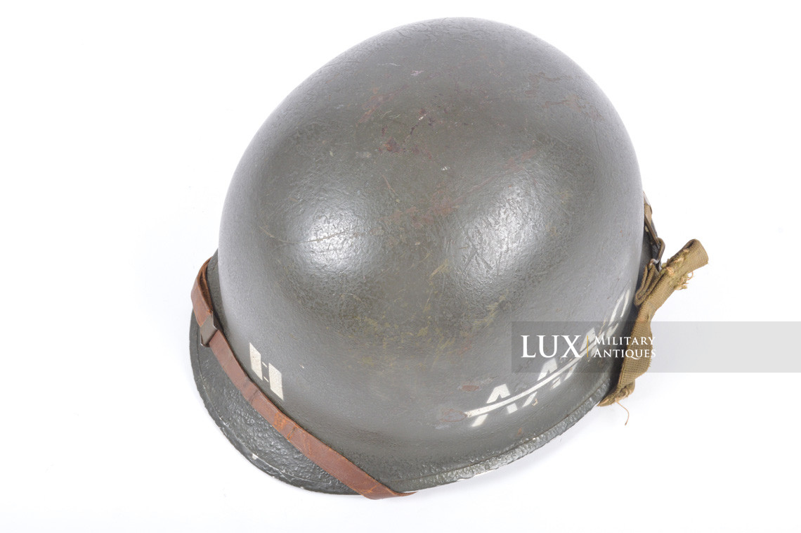 USM1 captains combat helmet set, 9th Infantry Division, 39th Infantry Regiment, « AAAO » - photo 15