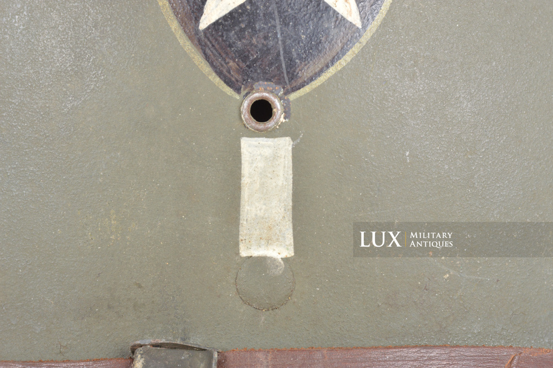 USM1 1st Lt. 2nd Infantry Division named front seam fixed bale combat helmet, « untouched / ETO » - photo 67