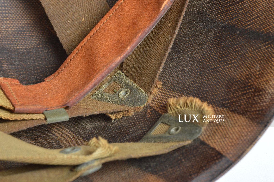 USM1 1st Lt. 2nd Infantry Division named front seam fixed bale combat helmet, « untouched / ETO » - photo 80
