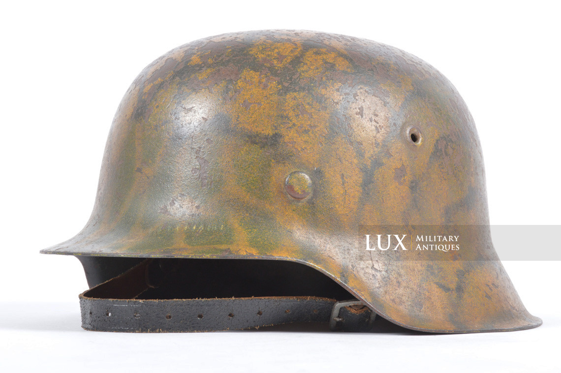 M42 Heer three tone ex-netted camouflage helmet, « Normandy » - photo 7