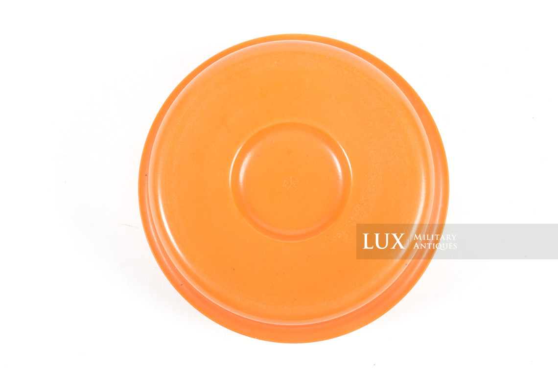 German orange bakelite butterdish - Lux Military Antiques - photo 9