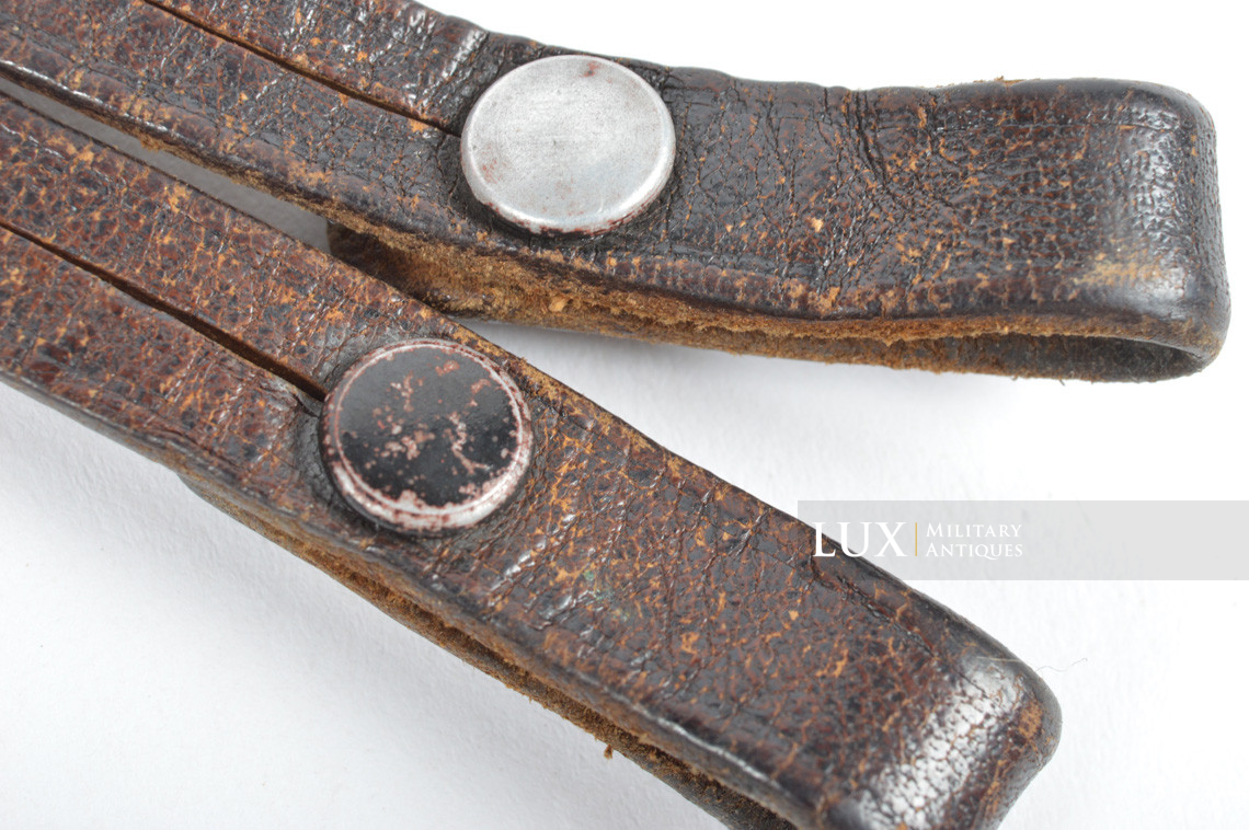 Early war German binocular leather neck strap - photo 9