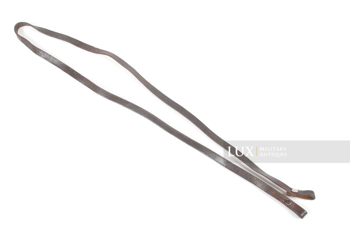 Early war German binocular leather neck strap - photo 4