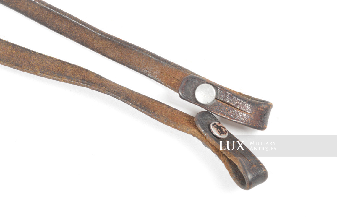 Early war German binocular leather neck strap - photo 11