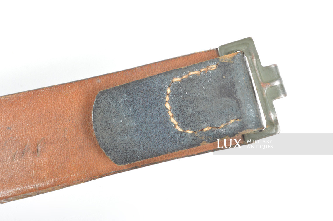 Mid-war Heer / Waffen-SS leather belt, « R.Z.f.H.Z. 1942 » - photo 8