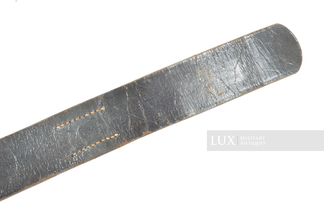 Mid-war Heer / Waffen-SS leather belt, « R.Z.f.H.Z. 1942 » - photo 10