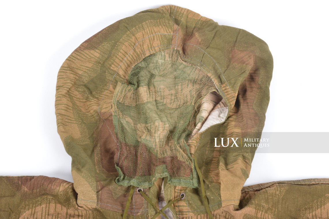 German Heer / Luftwaffe tan & water pattern camouflage sniper smock, « RBNr » - photo 8