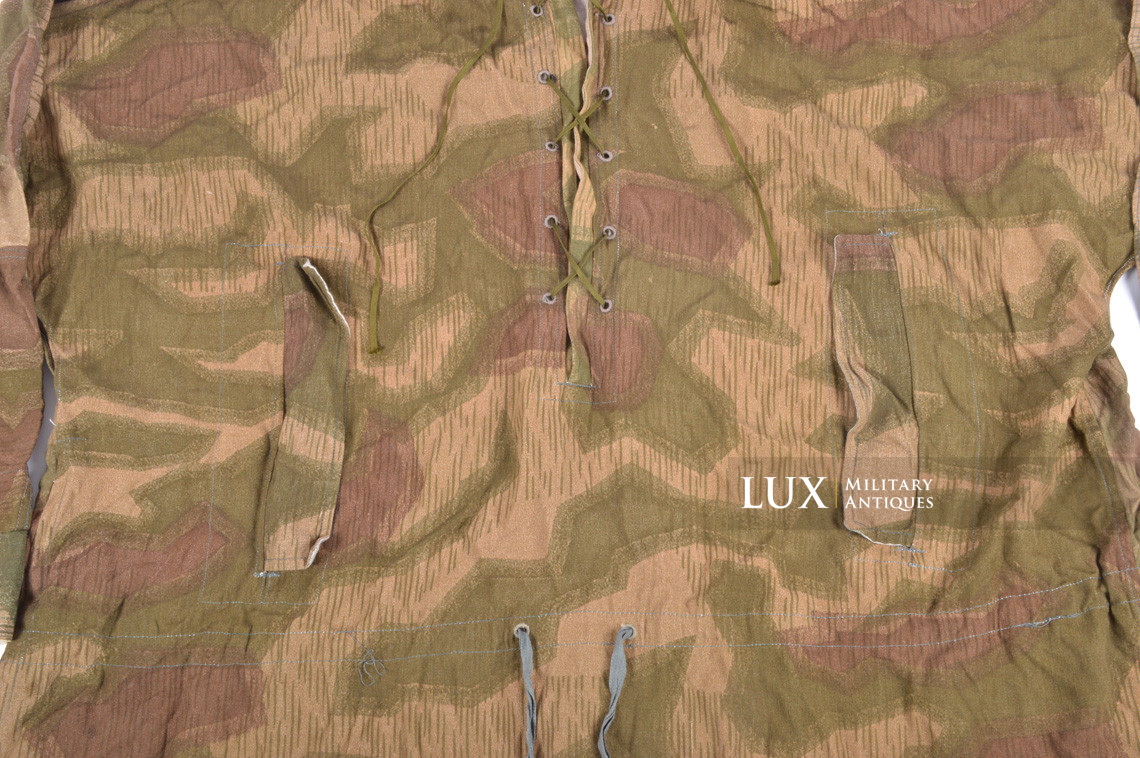 German Heer / Luftwaffe tan & water pattern camouflage sniper smock, « RBNr » - photo 9