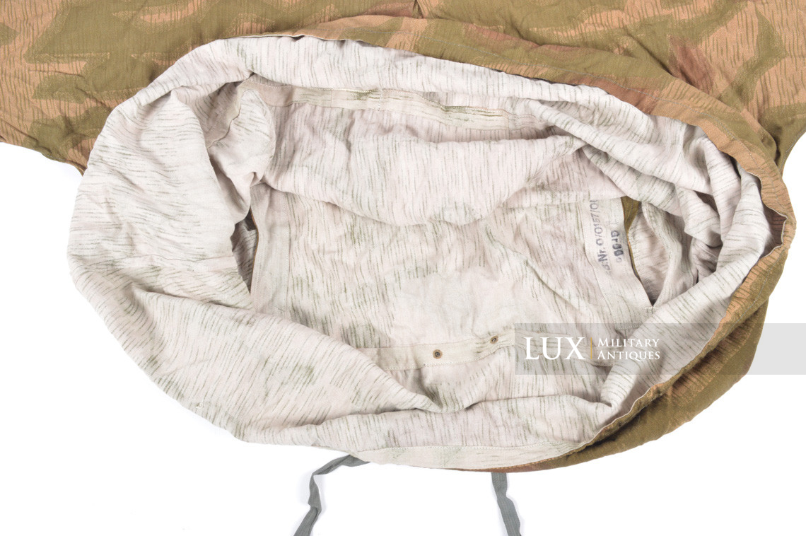 German Heer / Luftwaffe tan & water pattern camouflage sniper smock, « RBNr » - photo 23