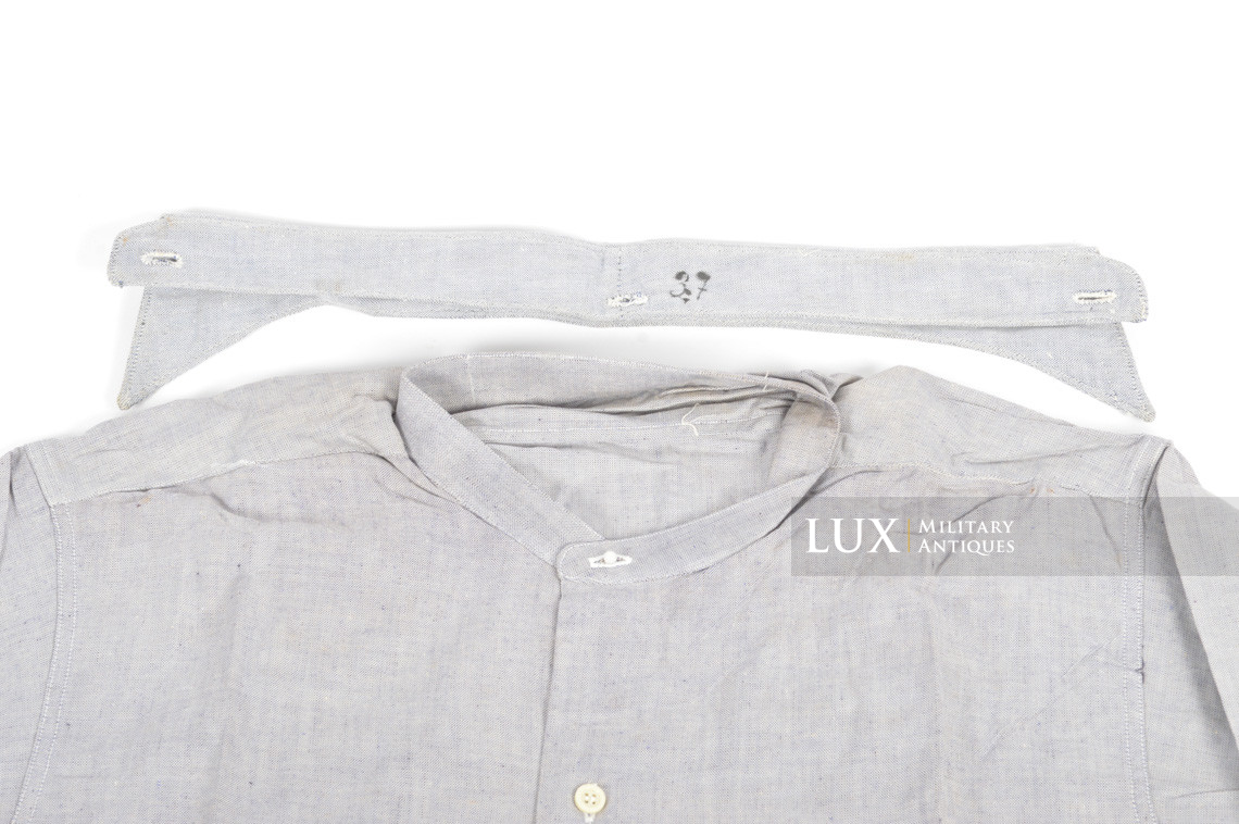 Luftwaffe issue light blue shirt - Lux Military Antiques - photo 8