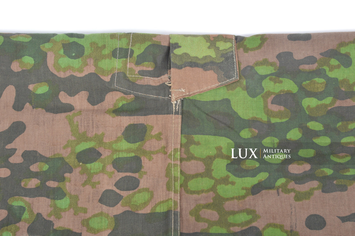Late-war Waffen-SS camouflage shelter quarter / poncho, « plane tree 1 » - photo 9