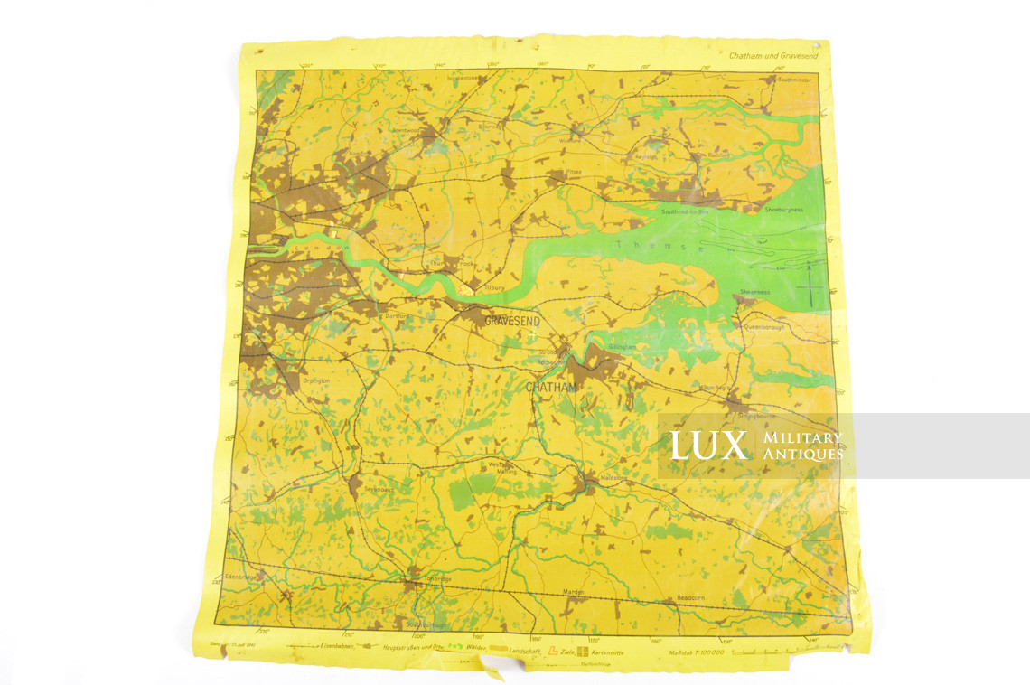 Luftwaffe night bombing map « LONDON », « Blitz / Battle of Britain » - photo 14