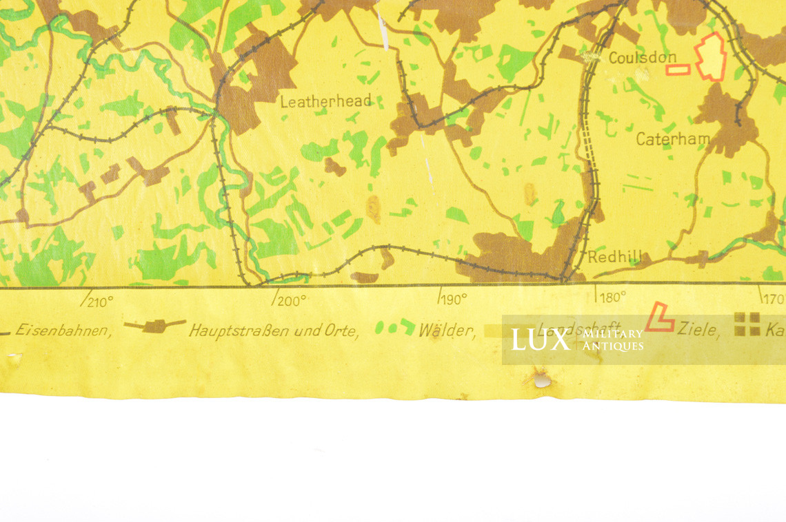 Luftwaffe night bombing map « LONDON », « Blitz / Battle of Britain » - photo 10