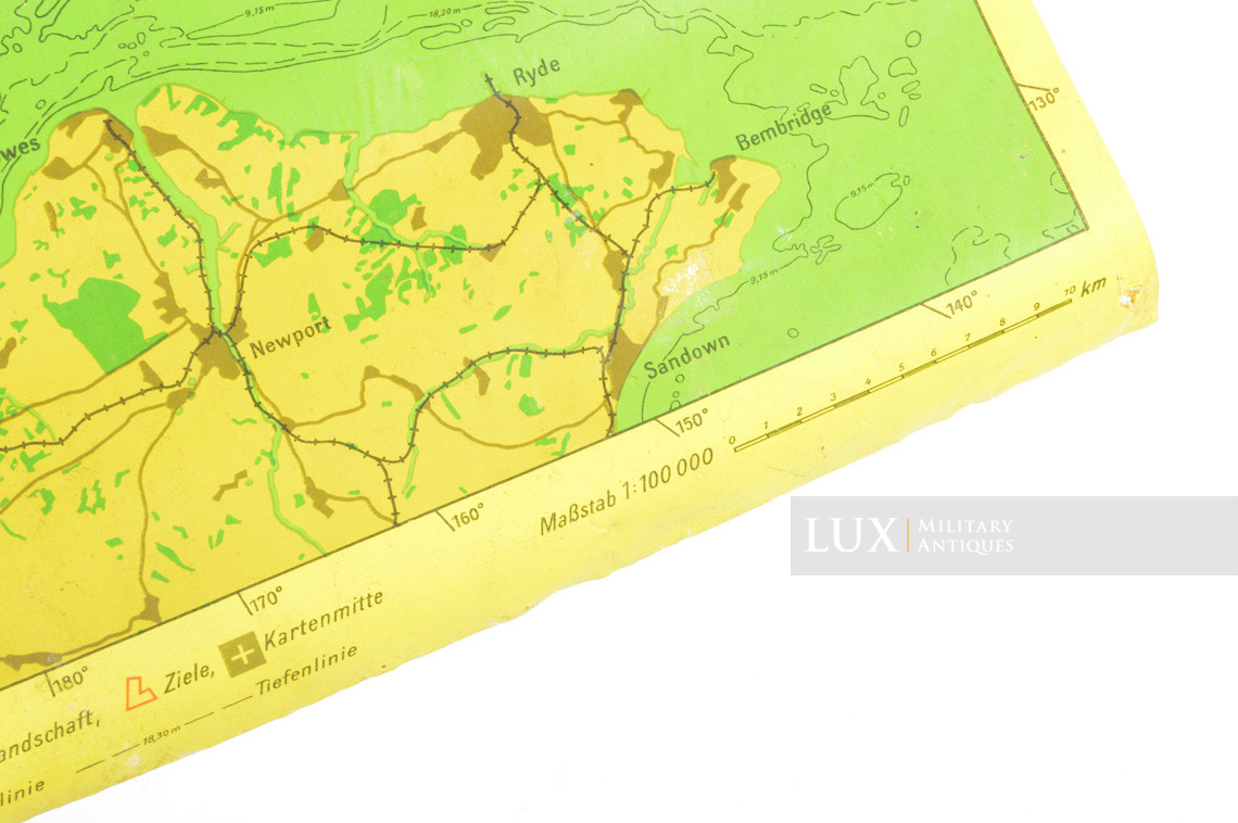 Luftwaffe night bombing map « SOUTHAMPTON / PORTSMOUTH », « Blitz / Battle of Britain » - photo 10