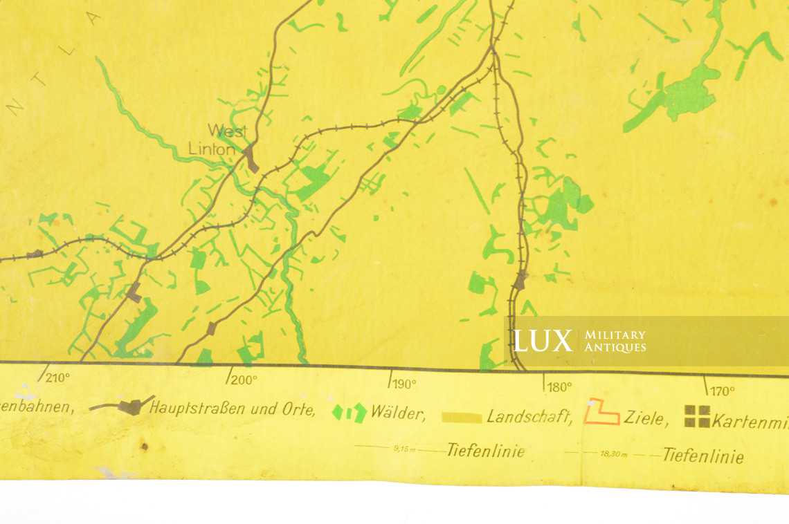 Luftwaffe night bombing map « Edinburgh / Dundee », « Blitz / Battle of Britain » - photo 17