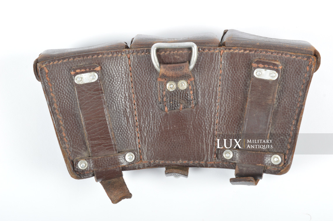 Pair of early war German Luftwaffe K98 ammunition pouches, « L.B.A.(S) 38 » - photo 9