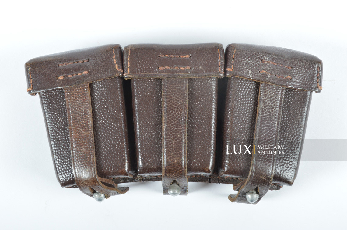 Pair of early war German Luftwaffe K98 ammunition pouches, « L.B.A.(S) 38 » - photo 14