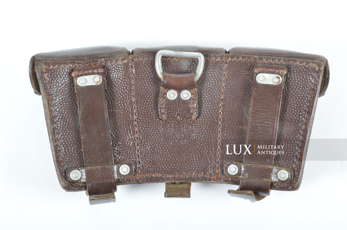 Pair of early war German Luftwaffe K98 ammunition pouches, « L.B.A.(S) 38 » - photo 15