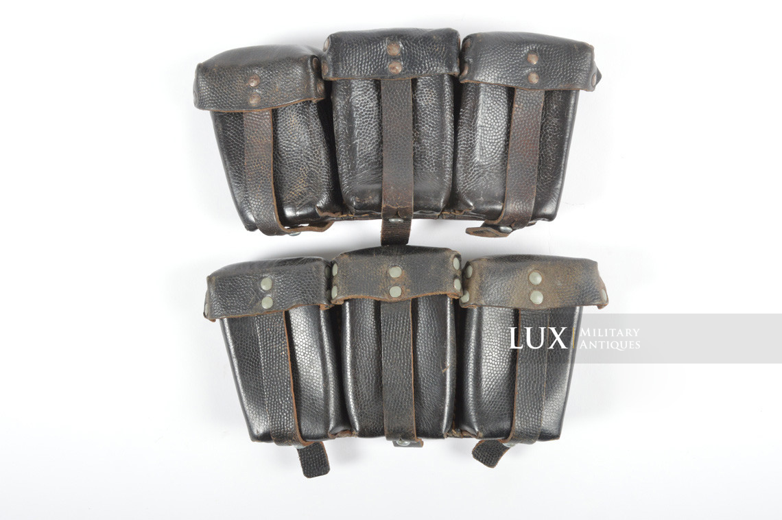 Matching pair of late war k98 ammunition pouches, RBNr « 0/0156/0013 » - photo 4