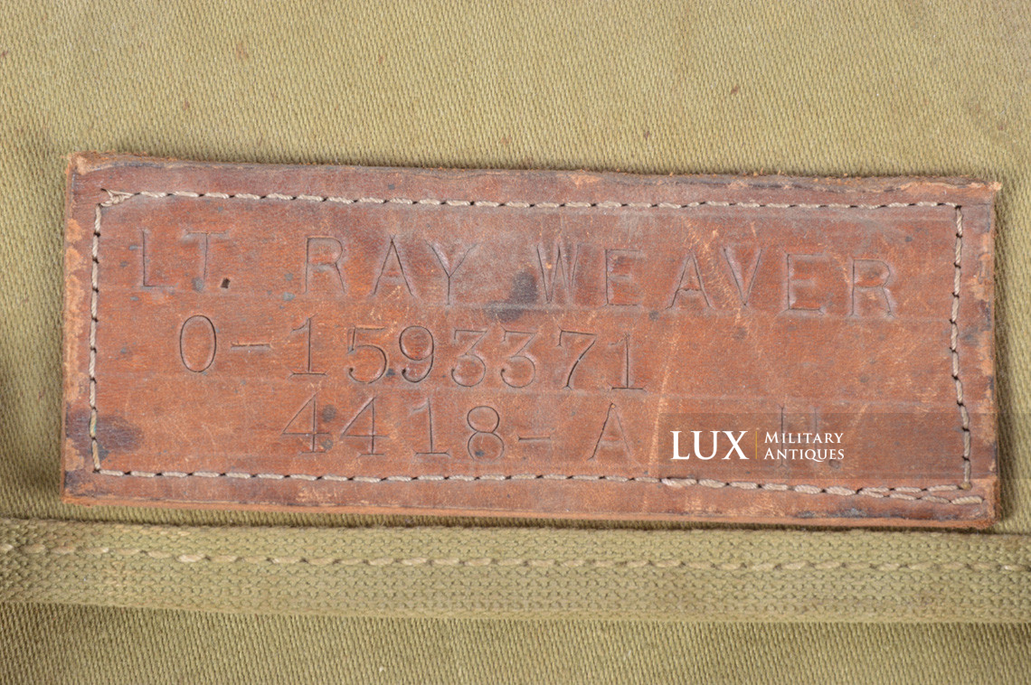 Musette US M-1936, nominative, « LT. RAY WEAVE » - photo 7