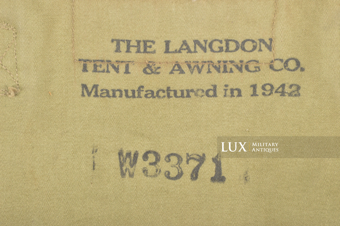 Musette US M-1936, nominative, « LT. RAY WEAVE » - photo 17