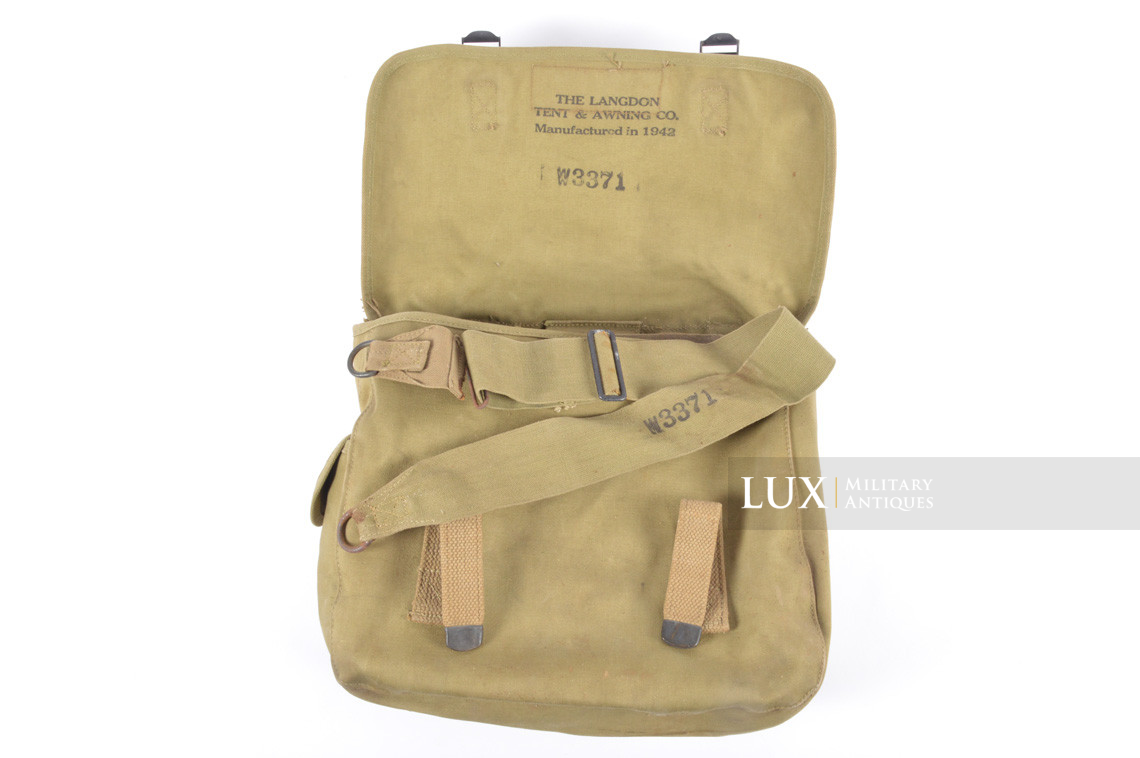 US M-1936 musette bag, named, « LT. RAY WEAVE » - photo 18