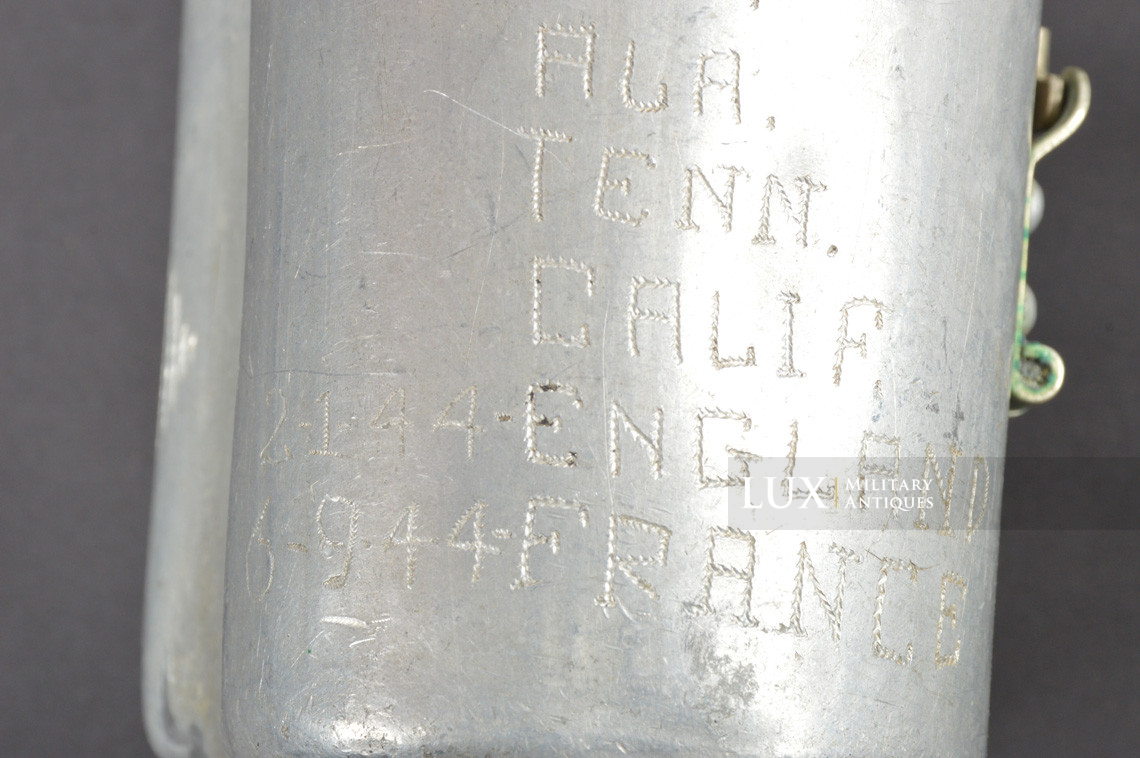 Quart de gourde US gravé, « Bataille des Ardennes » - photo 8