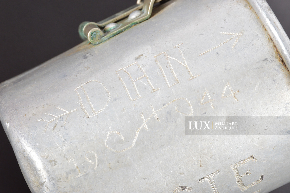 Quart de gourde US gravé, « Bataille des Ardennes » - photo 10
