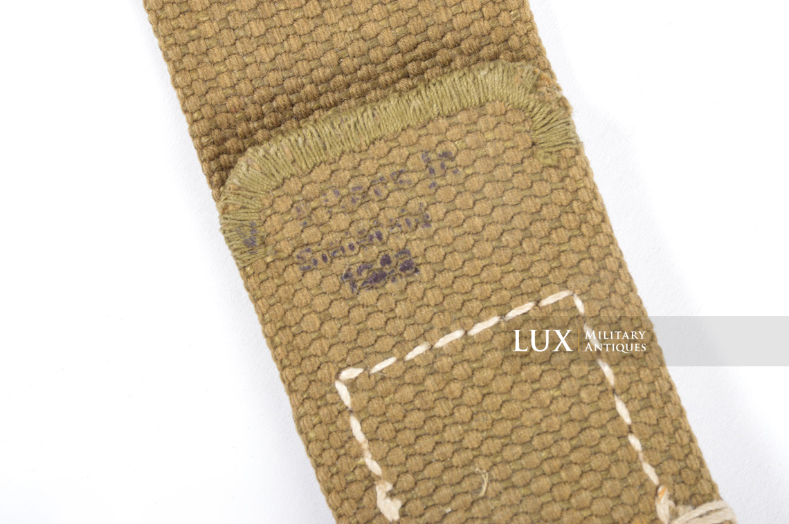 Unissued German Heer / Luftwaffe Tropical EM's combat web belt, « 1942 » - photo 9