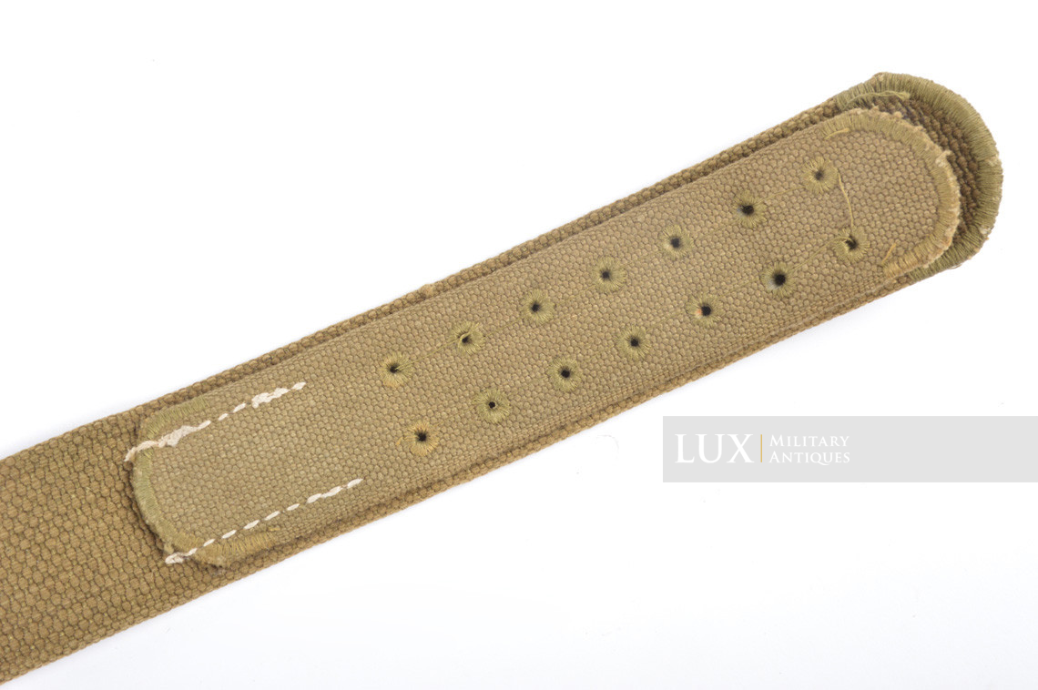 Unissued German Heer / Luftwaffe Tropical EM's combat web belt, « 1942 » - photo 12