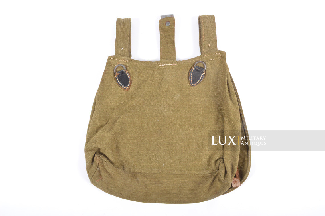 Late-war German Heer / Waffen-SS issued breadbag with some content - photo 14