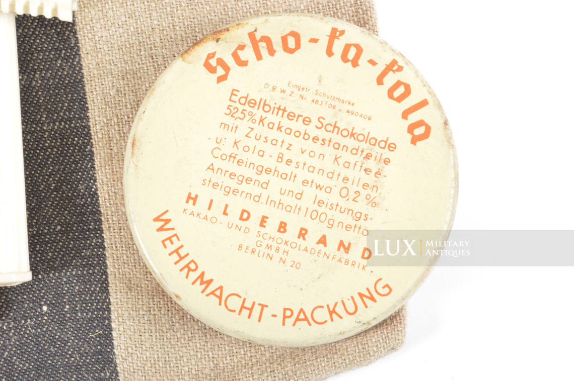 Late-war German Heer / Waffen-SS issued breadbag with some content - photo 21