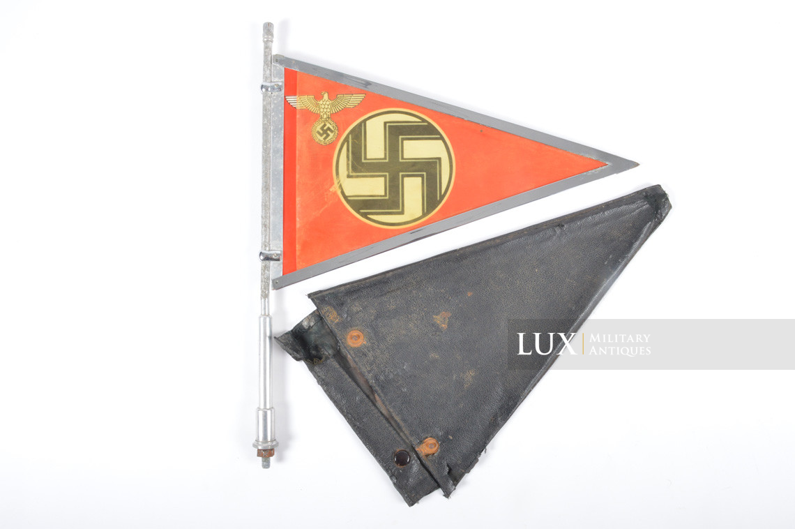 Third Reich State vehicle car pennant for state officials, « Metz-France » - photo 4