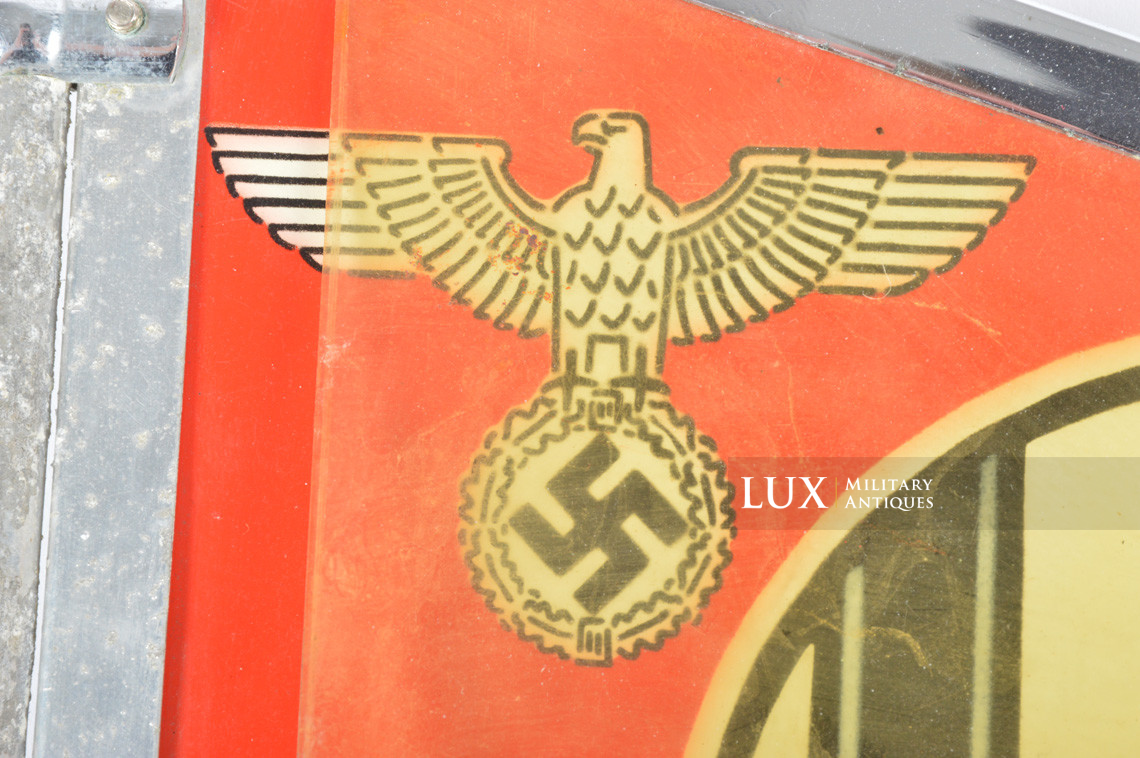 Third Reich State vehicle car pennant for state officials, « Metz-France » - photo 11