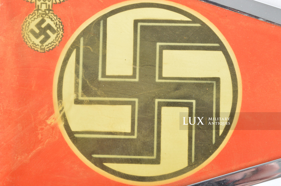 Third Reich State vehicle car pennant for state officials, « Metz-France » - photo 12