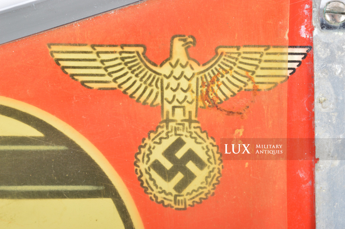 Third Reich State vehicle car pennant for state officials, « Metz-France » - photo 20