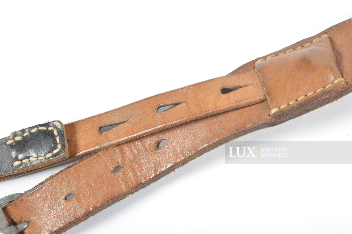 German late-war leather combat y-straps, RBNr « 0/0390/0067 » - photo 19