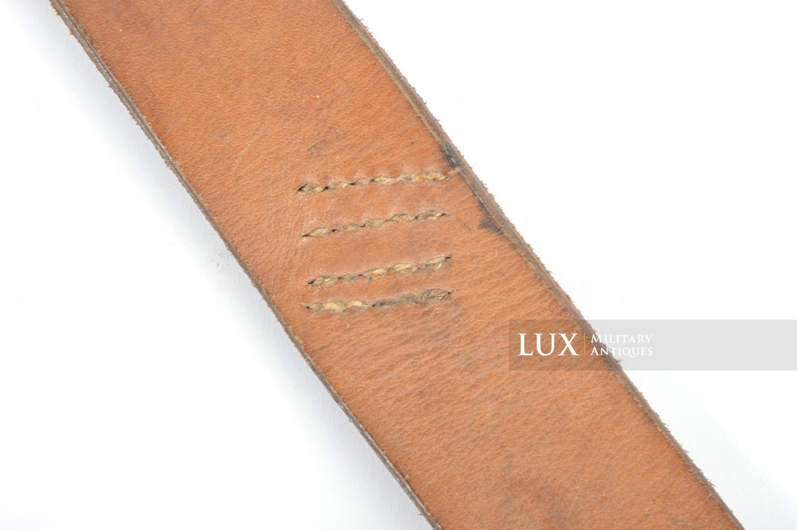 German late-war leather combat y-straps, RBNr « 0/0390/0067 » - photo 22