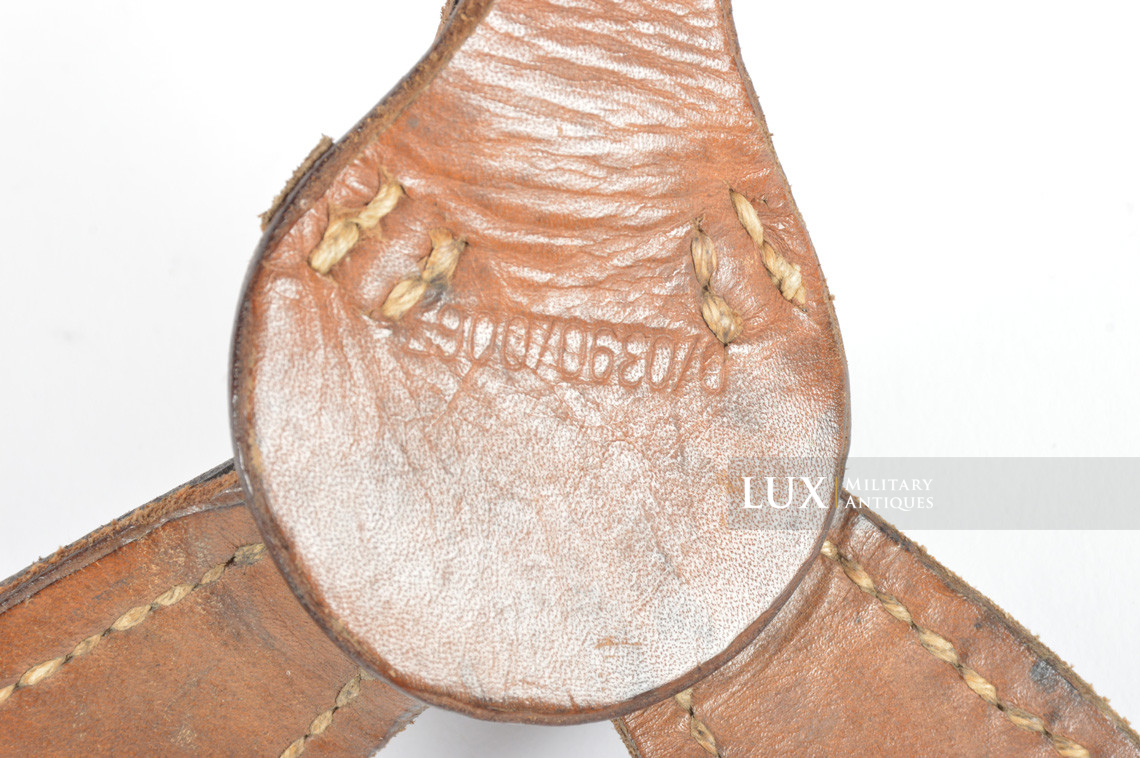 German late-war leather combat y-straps, RBNr « 0/0390/0067 » - photo 25