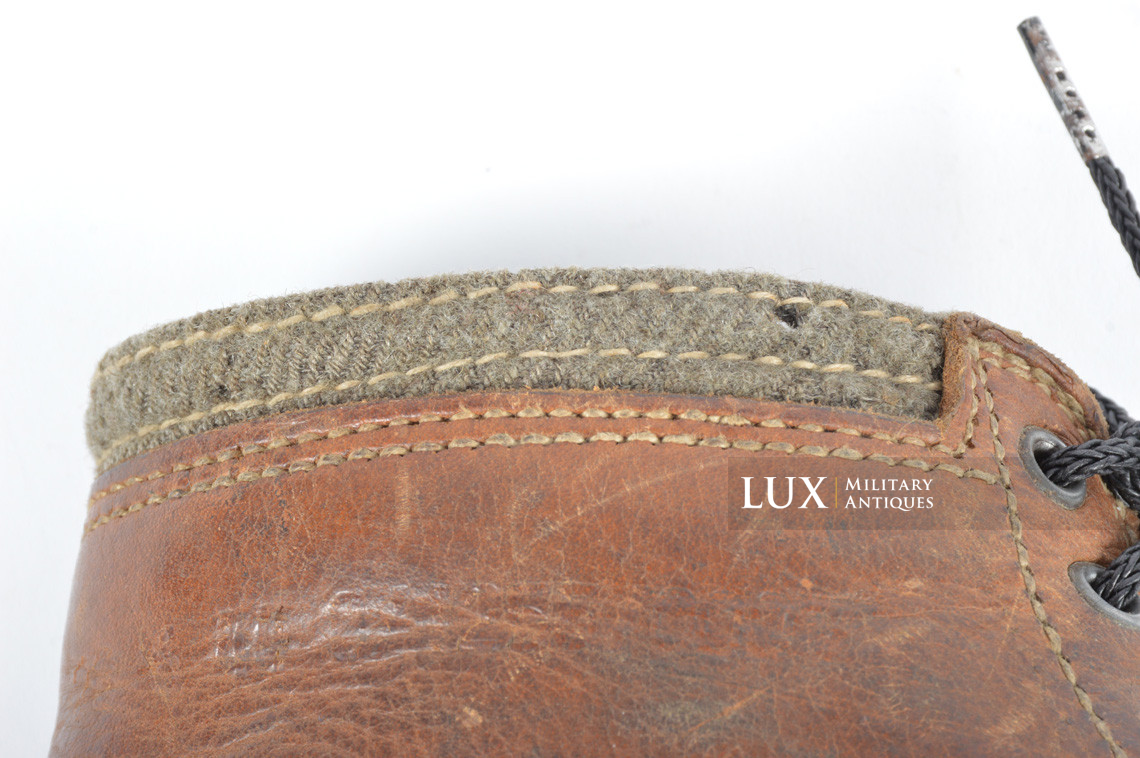 Paire de brodequins allemands des troupes de montagne, « Gebirgsjäger » - photo 15