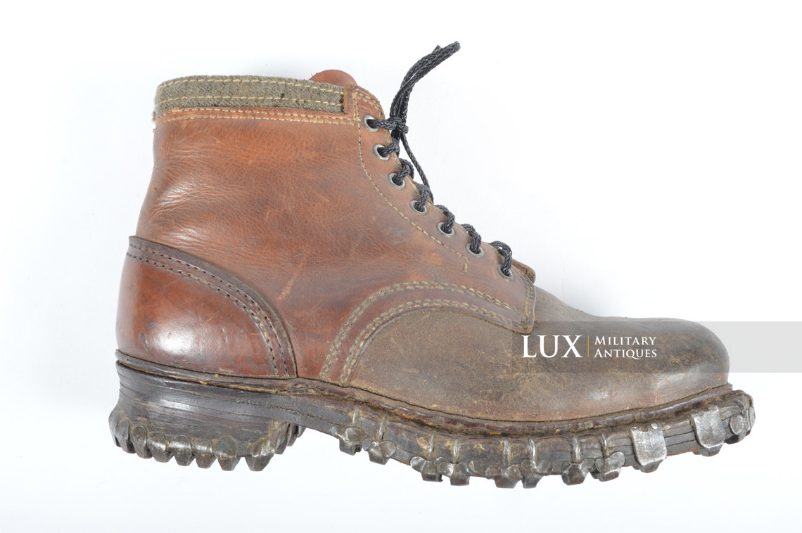 Paire de brodequins allemands des troupes de montagne, « Gebirgsjäger » - photo 22