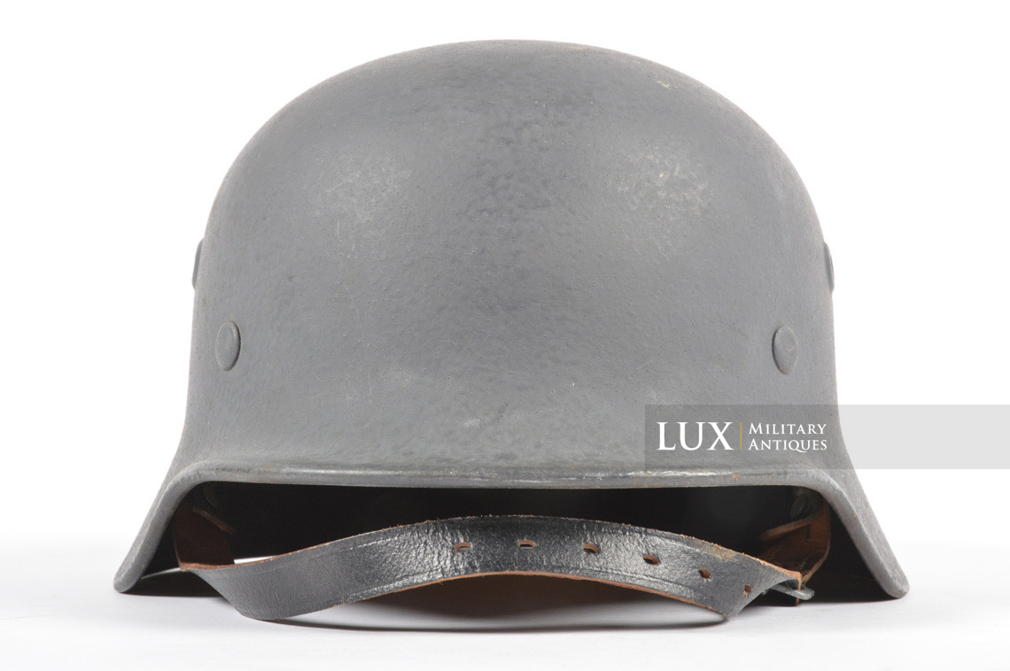 Rare unissued late-war German Luftwaffe M40 Combat Helmet, « Q66 » - photo 8