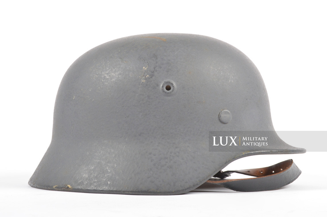 Rare casque allemand M40 Luftwaffe fin de guerre, « Q66 » - photo 10