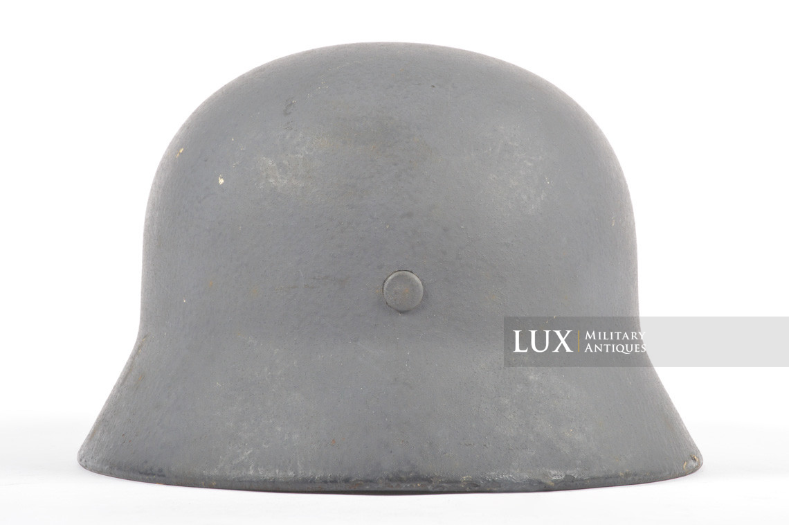 Rare casque allemand M40 Luftwaffe fin de guerre, « Q66 » - photo 12