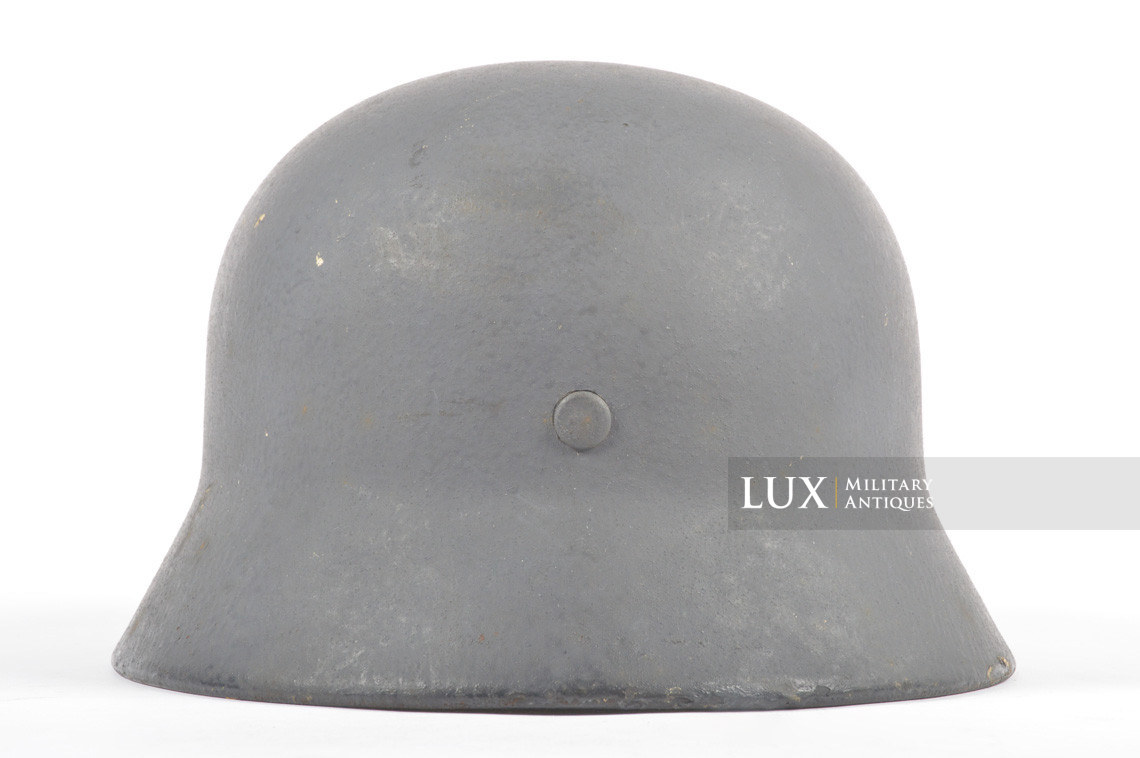 Rare casque allemand M40 Luftwaffe fin de guerre, « Q66 » - photo 12