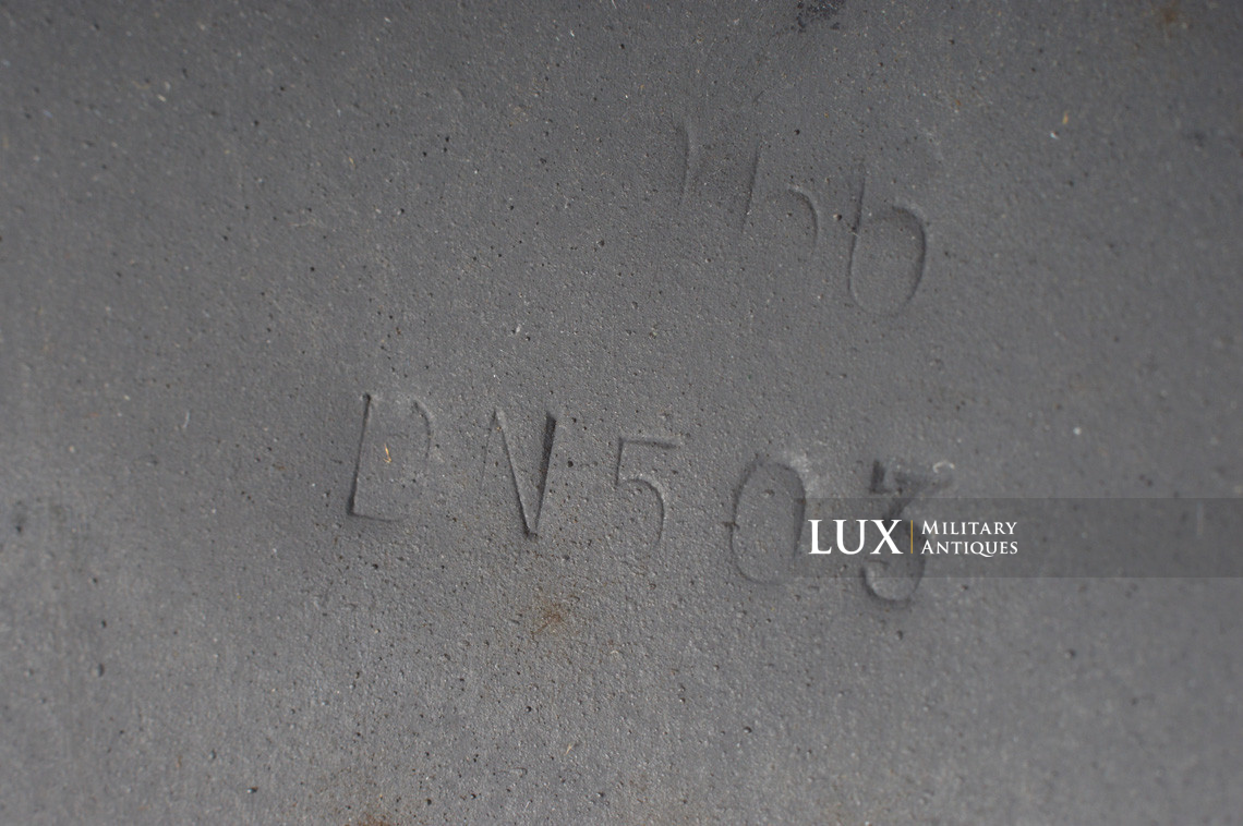 Rare casque allemand M40 Luftwaffe fin de guerre, « Q66 » - photo 26