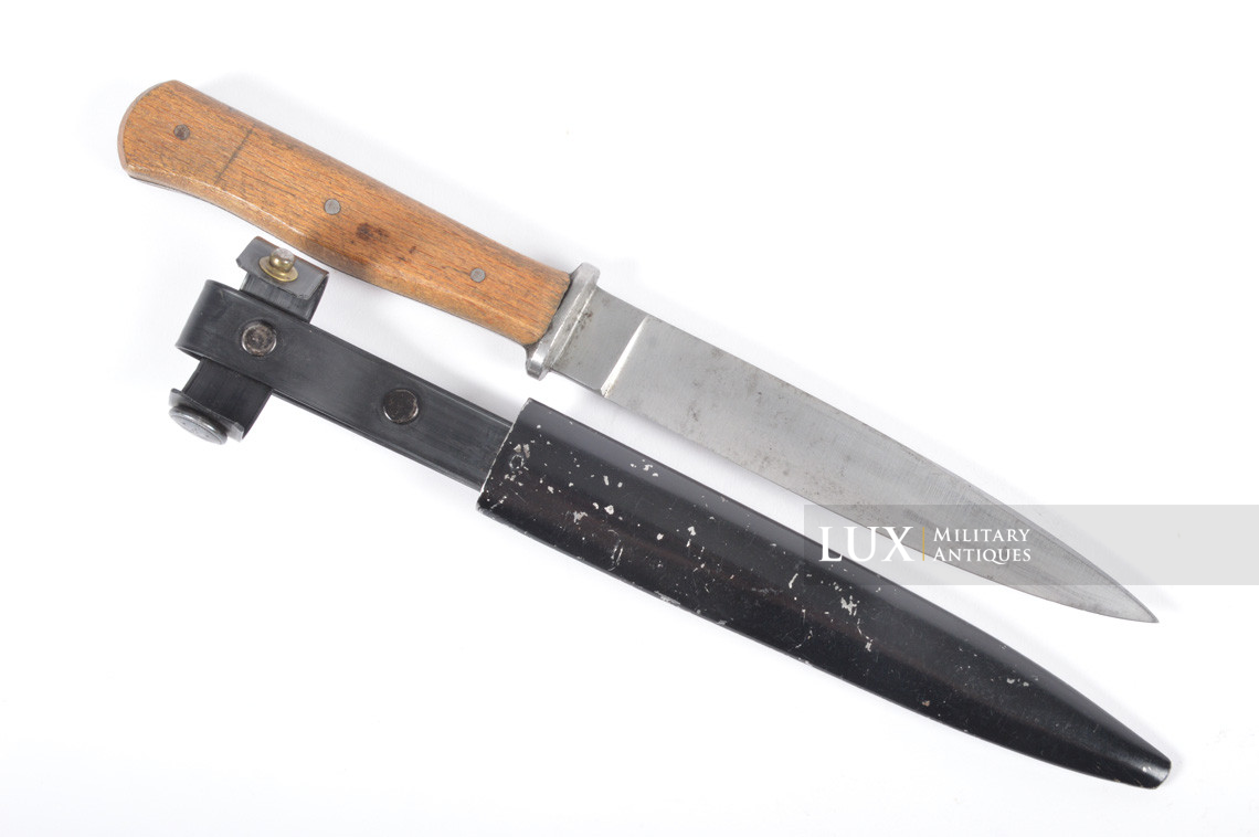 Rare couteau de combat allemand Heer / Waffen-SS avec une variante de fourreau - photo 4
